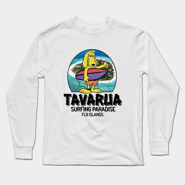 Tavarua epic island Long Sleeve T-Shirt by Imaginar.drawing